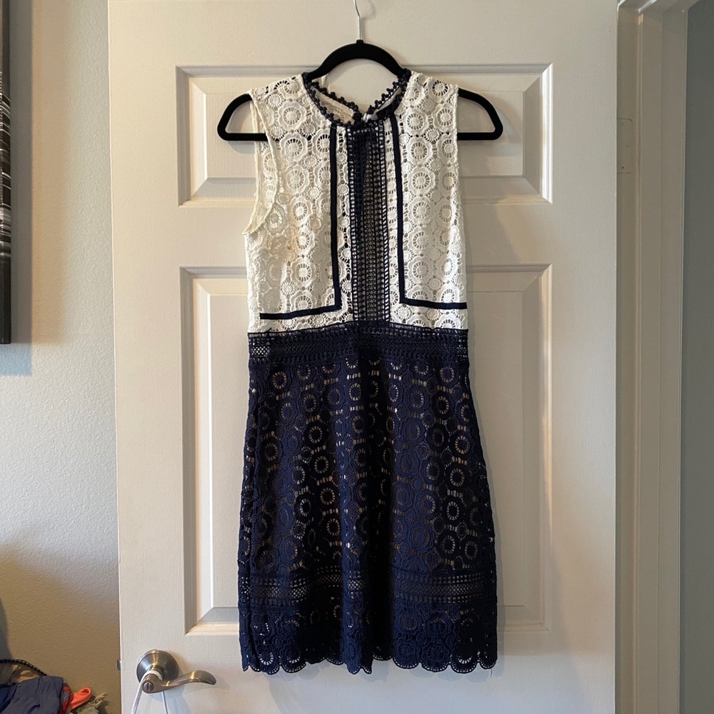 Aqua cocktail dress